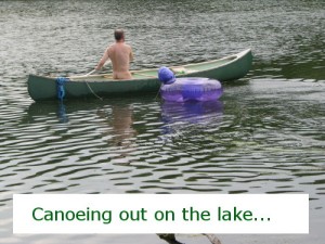 b.g canoeing