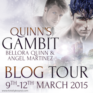 Angel Martinez and Bellora Quinn _Quinn's Gambit _BlogTour_SocialMedia