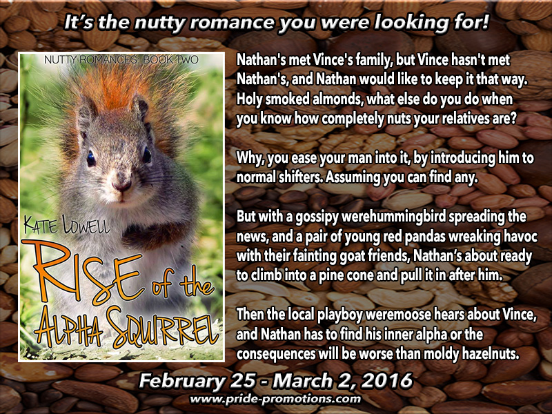 Blog Tour: Exclusive Excerpt, Book Excerpt & Giveaway Kate Lowell - Rise of  the Alpha Squirrel - Love Bytes Reviews
