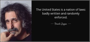Zappa quote on justice